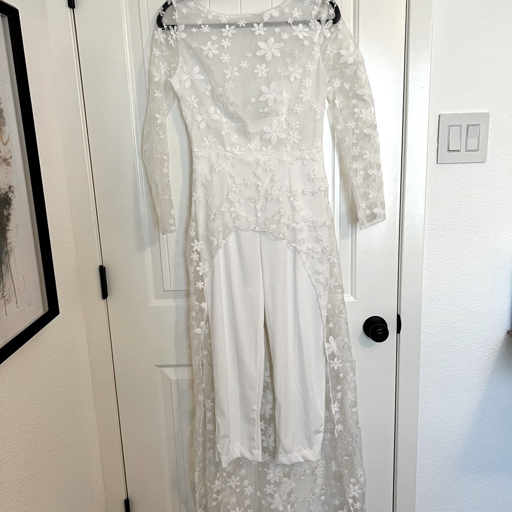 White jumpsuit